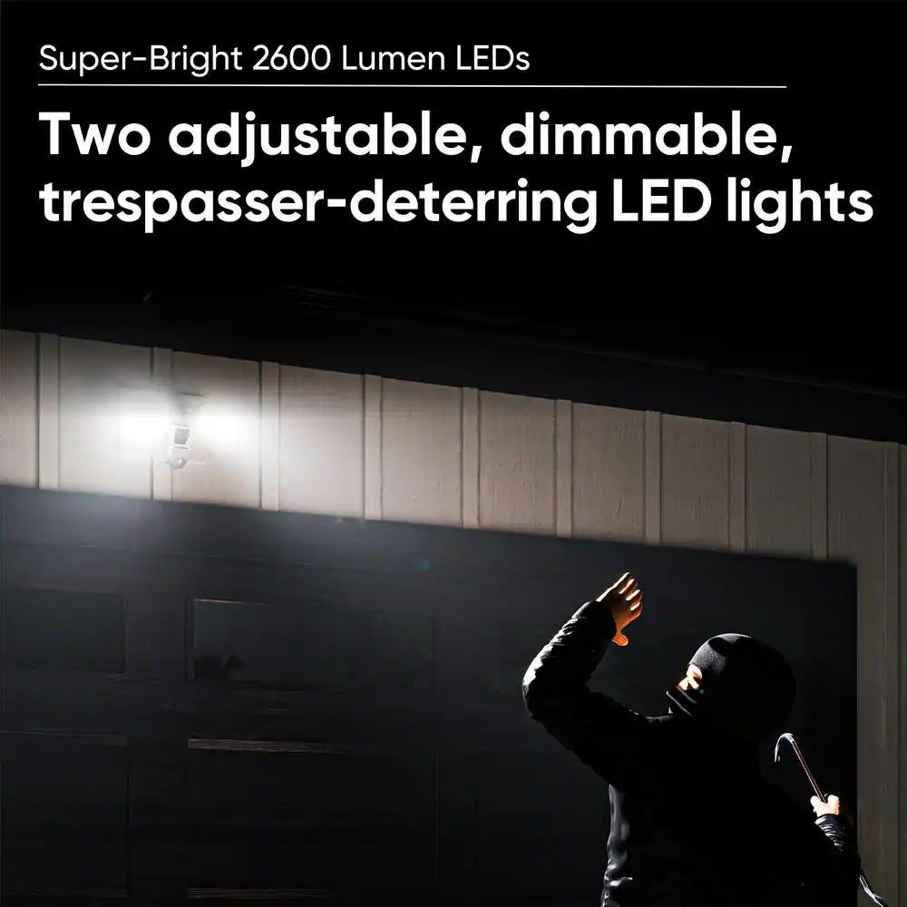 Wired Cameras Outdoor Wi-Fi Floodlight Home Security Camera