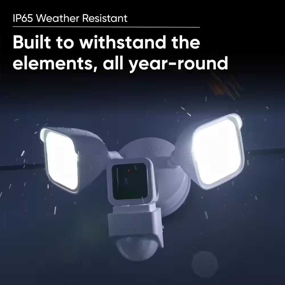 Wired Cameras Outdoor Wi-Fi Floodlight Home Security Camera