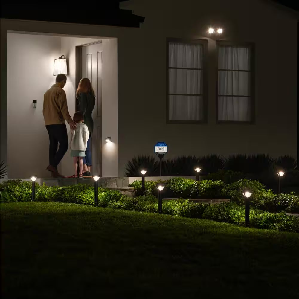 Smart Lighting Solar White Motion Activated Integrated LED Deck Step Light