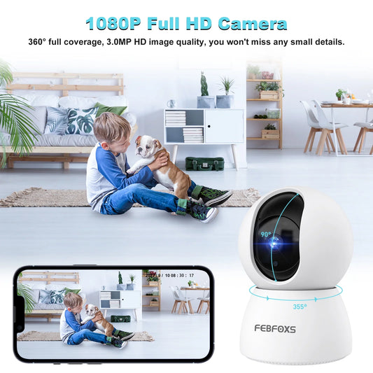 2K Baby Monitor Indoor Security Camera for Home Security
