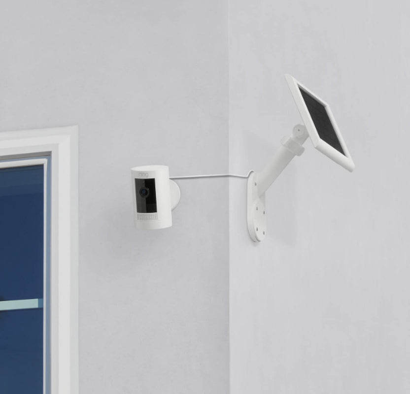 Ring Wall Mount for Cameras and Solar Panels -White