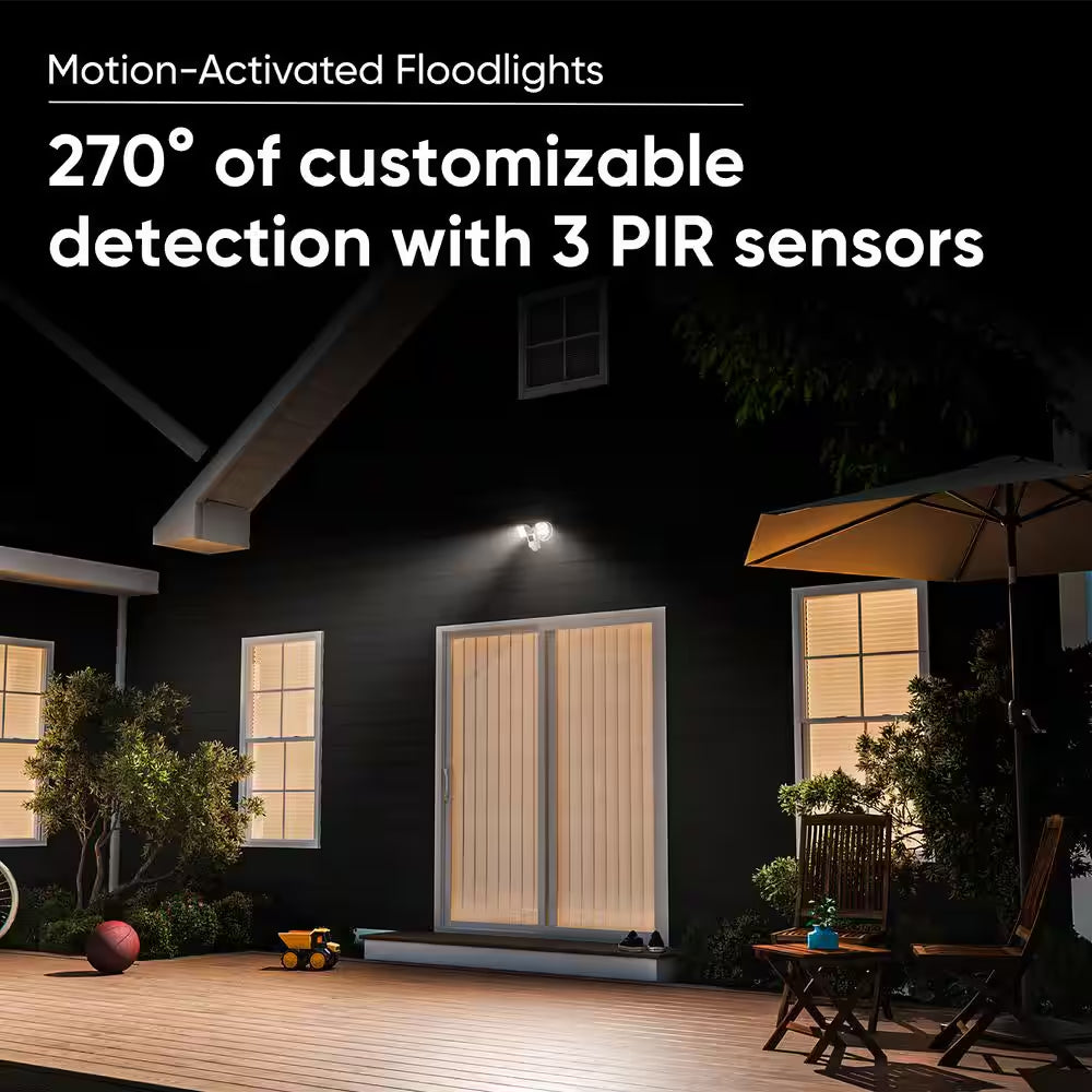 Wired Cameras Outdoor Wi-Fi Floodlight Home Security Camera