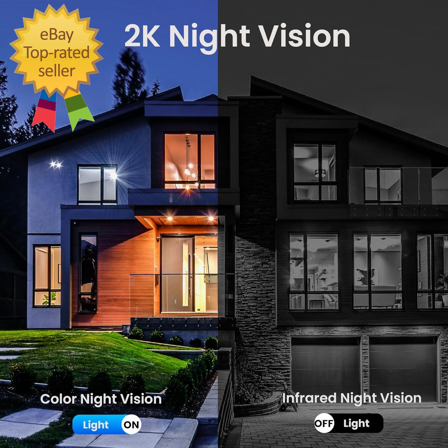 4G LTE Security Cameras Wireless Outdoor, 2K Solar Cellular Security Camera, No