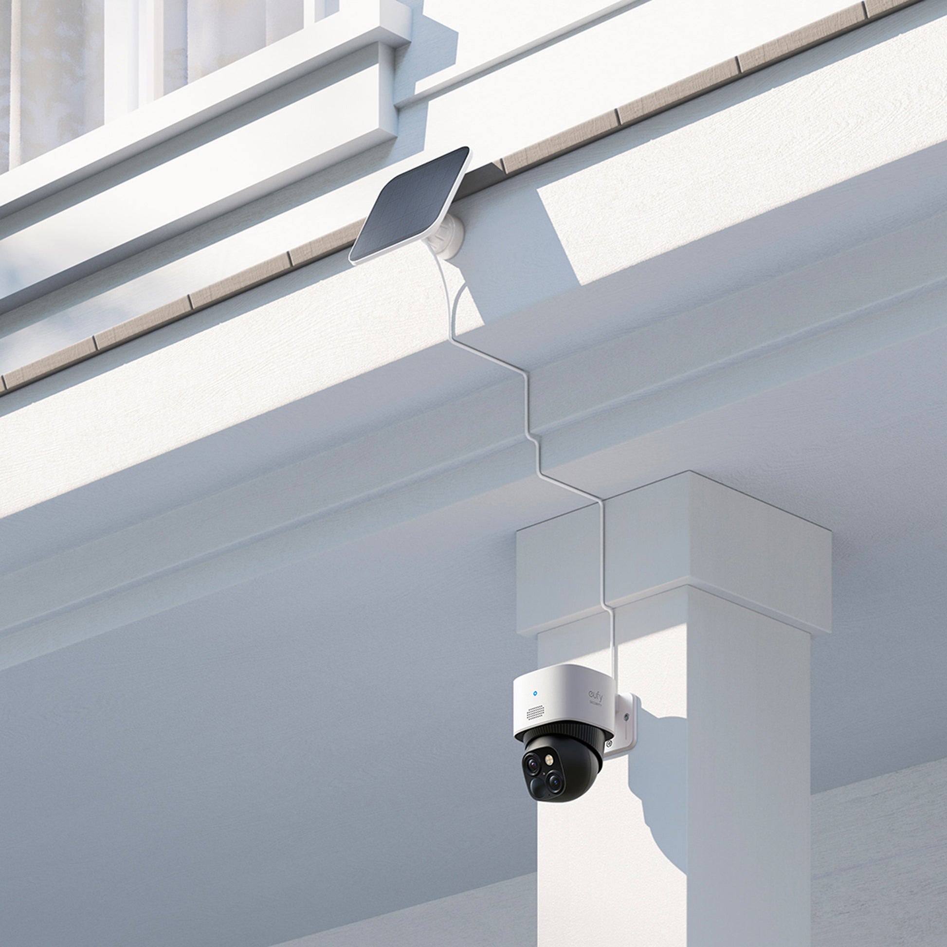 Security Solocam S3 Pan Tilt Outdoor Camera - No Monthly Fees