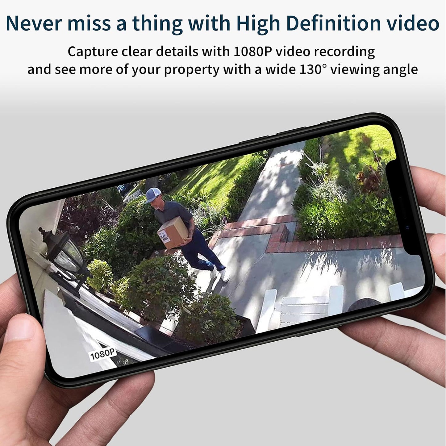 Essential Spotlight Camera - Wireless Security, 1080P Video, Color Night Vision, 2 Way Audio, White - VMC2030,1 Count (Pack of 1)