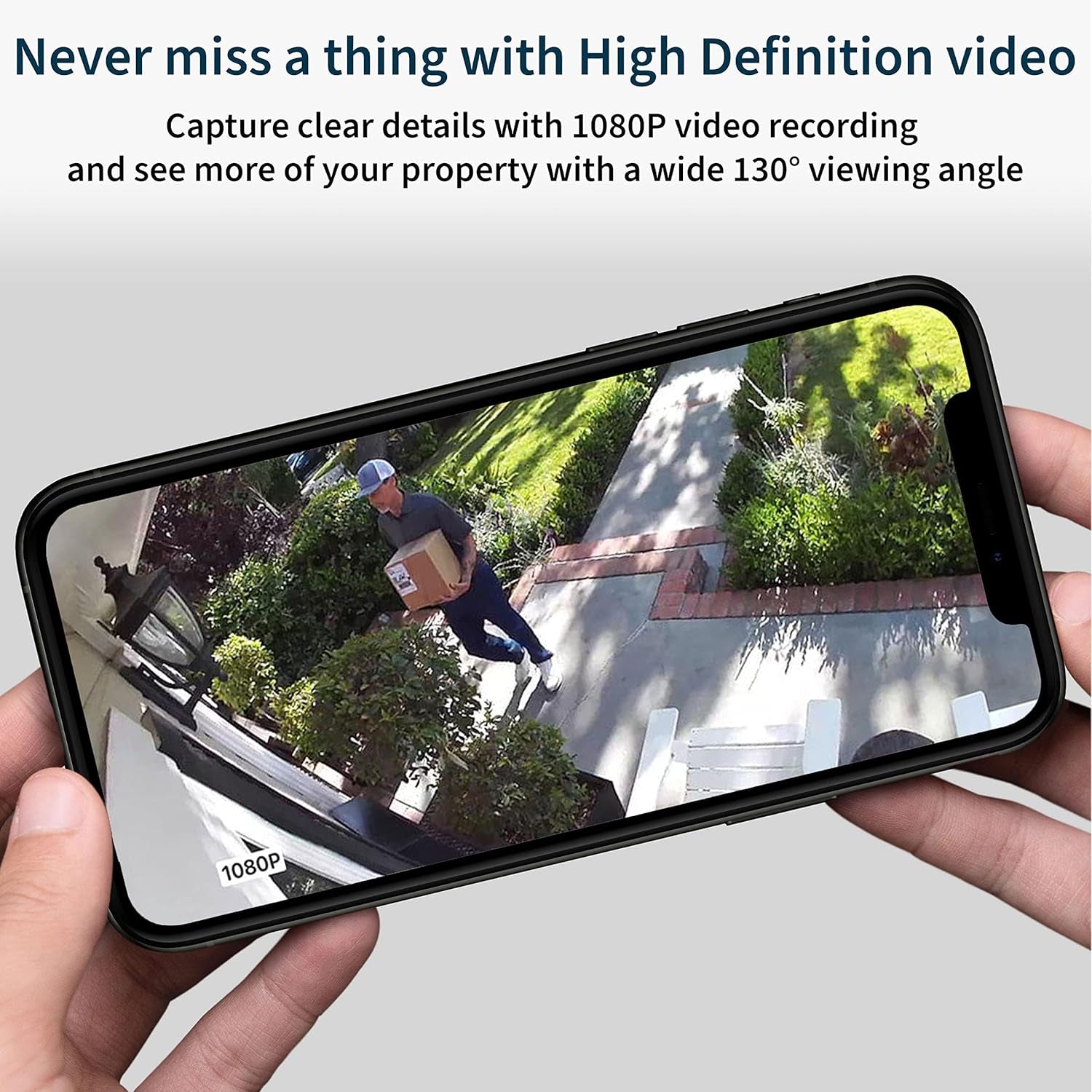 Essential Spotlight Camera - Wireless Security, 1080P Video, Color Night Vision, 2 Way Audio, White - VMC2030,1 Count (Pack of 1)