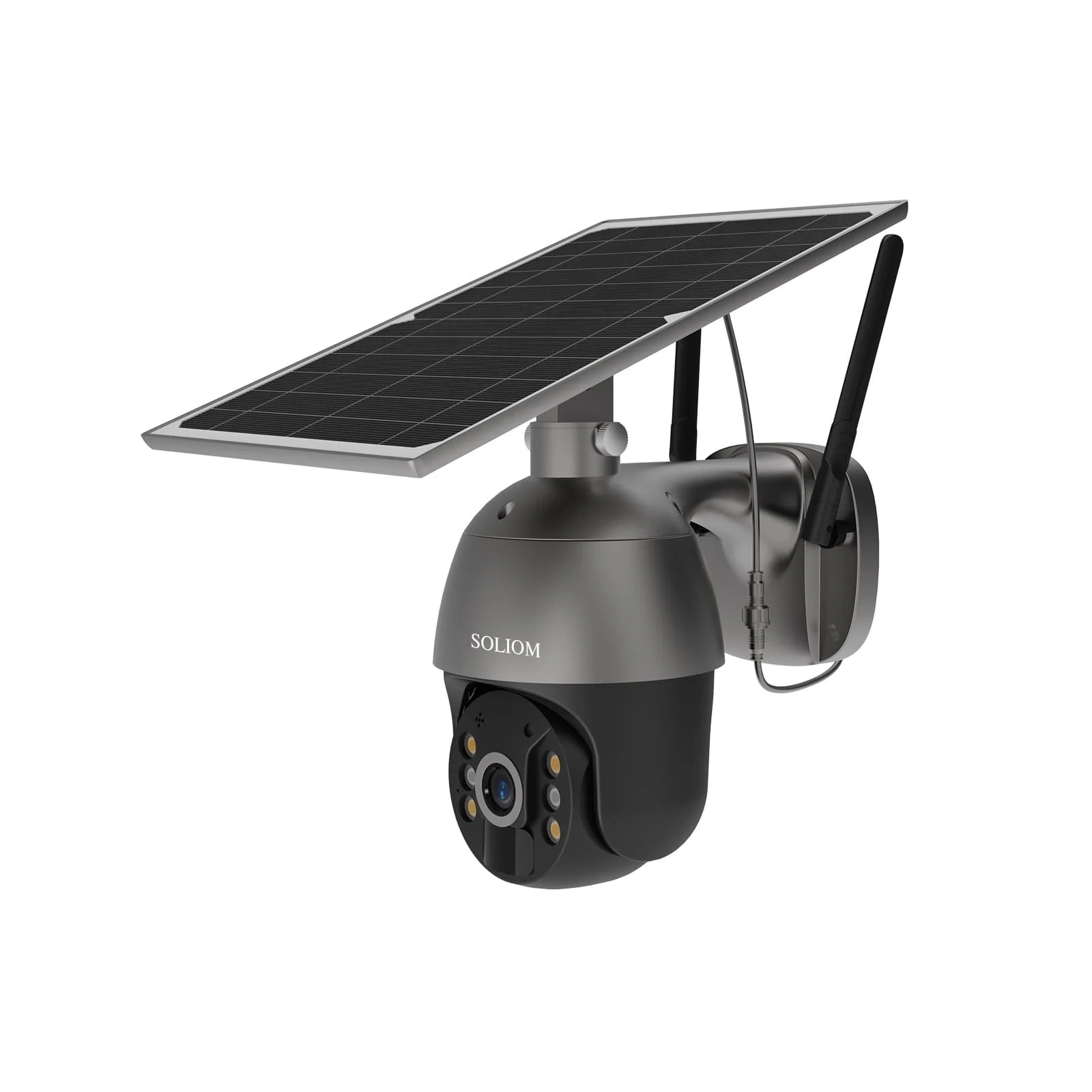 3G/4G LTE Outdoor Security Camera Wireless,Pan Tilt 360°View Spotlight,1080P HD,PIR Motion,No Wifi,Rechargeable Batteries,S600-4G