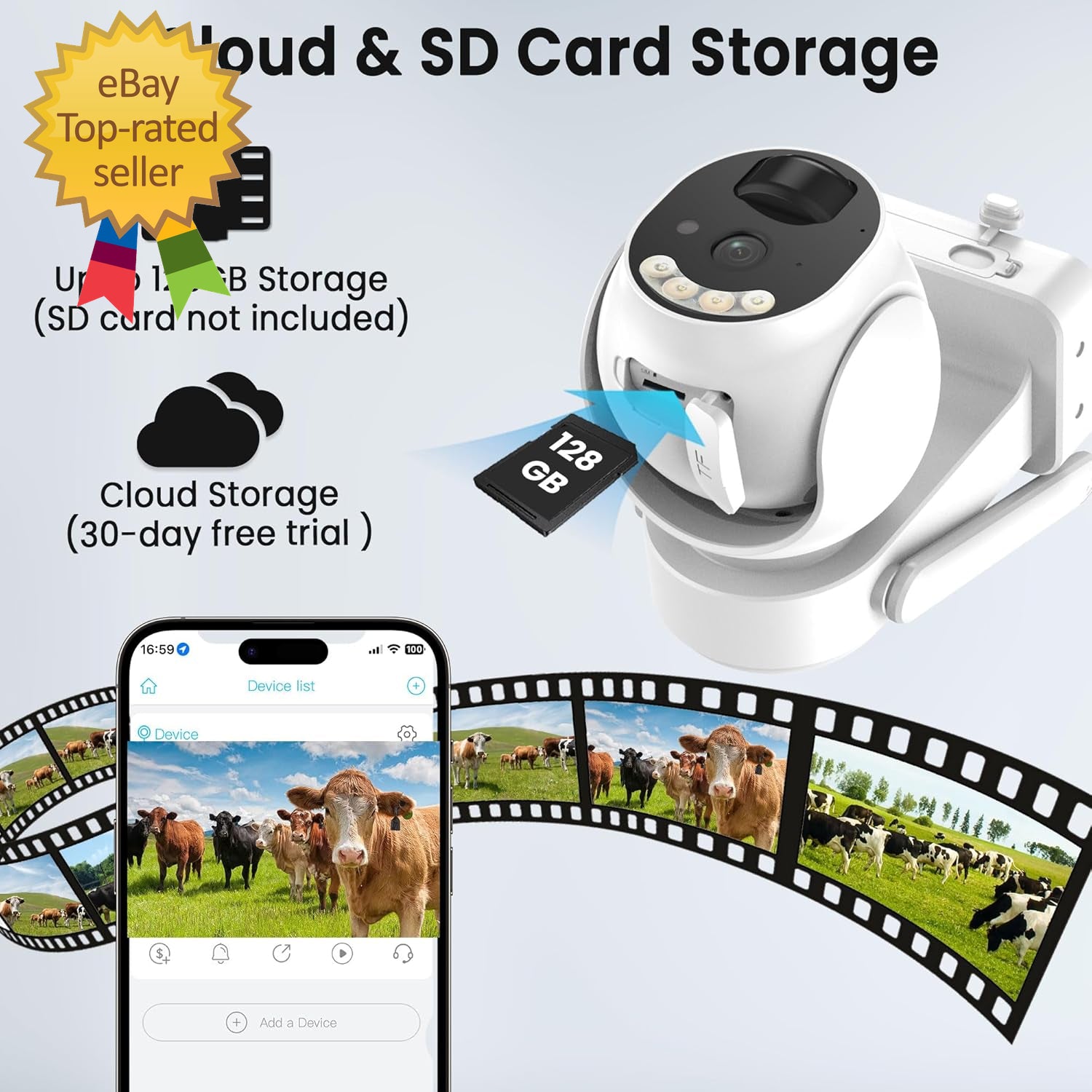 4G LTE Security Cameras Wireless Outdoor, 2K Solar Cellular Security Camera, No